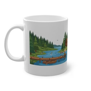 Fishing Rod Lake Life - Mug afbeelding 2