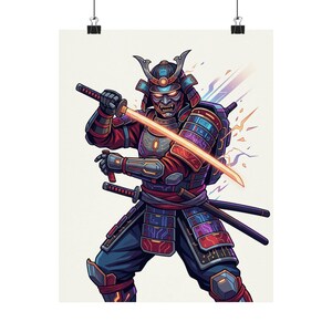 Cyber Samurai Robot Warrior - Poster image 1