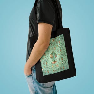 There Is No Planet B Tote Bag | Eco Friendly Reusable Canvas Bag | Earth Day Gift zdjęcie 3