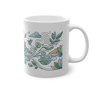 Zen Lotus Flower Mindfulness - Mug zdjęcie 2