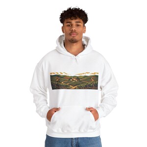 Vineyard Wine Country Rolling Hills - Hoodie image 7