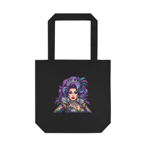 Drag Queen Fabulous Portrait - Tote Bag image 1