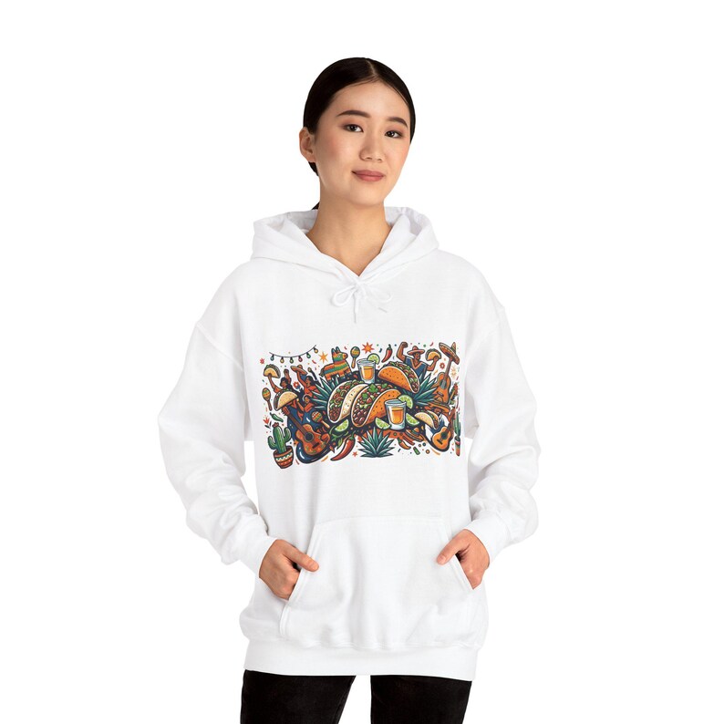 Tacos And Tequila Fiesta - Hoodie image 6