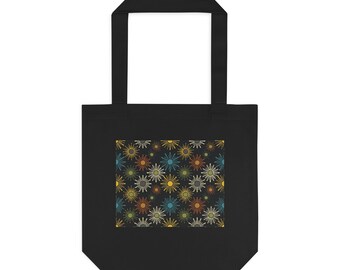 Mid-Century Modern Sunburst Pattern - Tote Bag