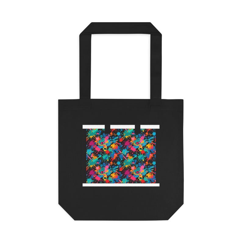 Abstract Paint Splash Colorful - Tote Bag Bild 1