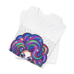 Drag Queen Fabulous Portrait - Tshirt image 2