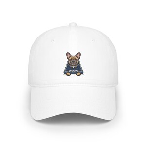 French Bulldog Wearing Hoodie - Cap image 1