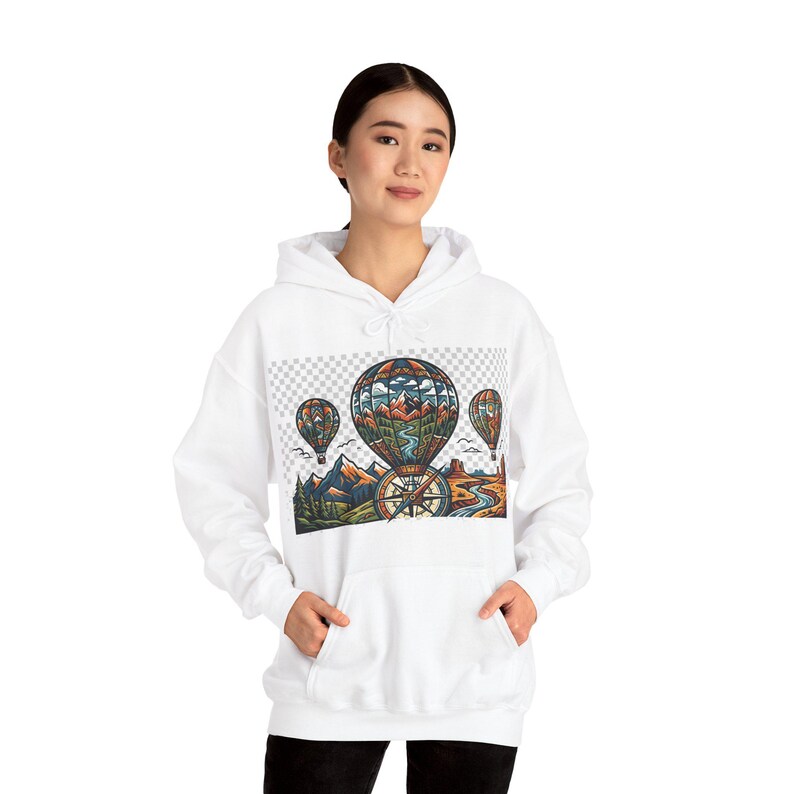 Hot Air Balloon Wanderlust - Hoodie imagem 4