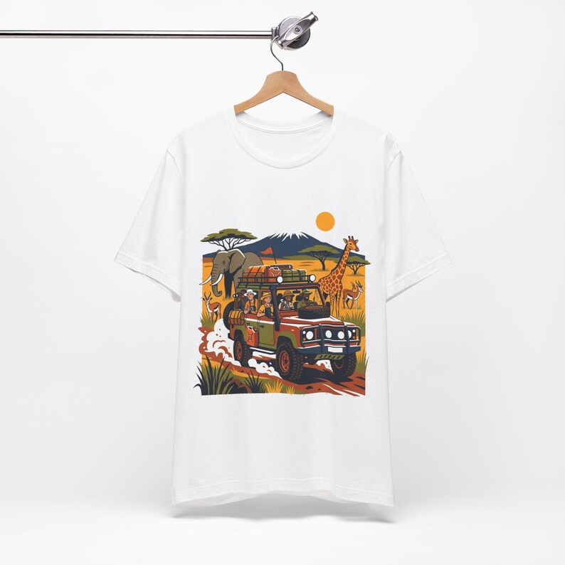 Safari Jeep African Adventure - Tshirt imagem 3
