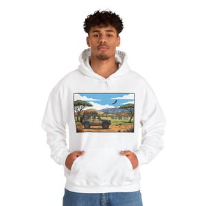Safari Jeep African Adventure - Hoodie Bild 7