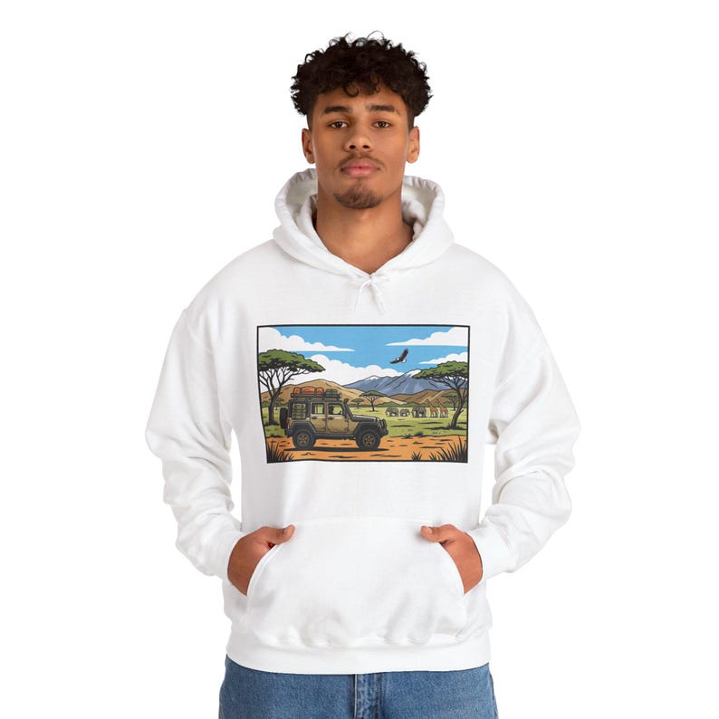 Safari Jeep African Adventure - Hoodie Bild 7