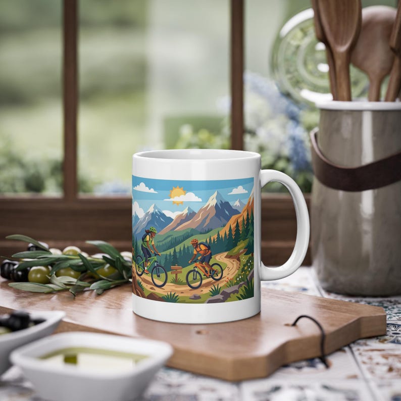 Mountain Bike Trail Adventure - Mug Bild 4
