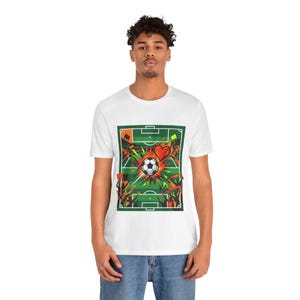 Soccer Ball Field Passion - Tshirt 画像 6