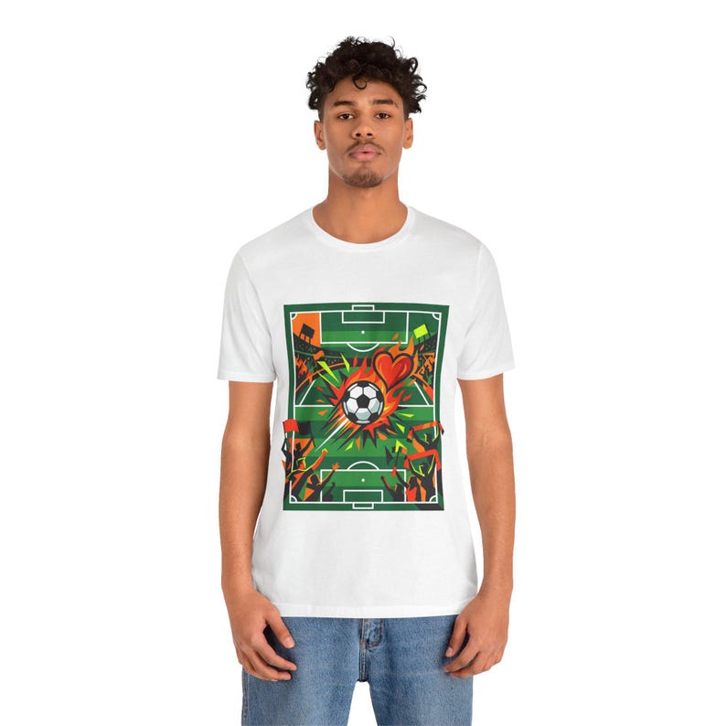 Soccer Ball Field Passion - Tshirt 画像 6