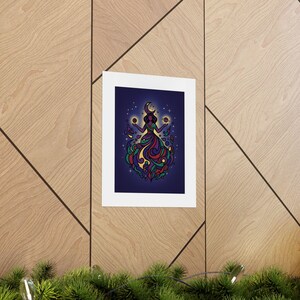 Moon Child Astrology Poster | Celestial Wall Art | Zodiac Moon Phase Print | Boho Decor afbeelding 5