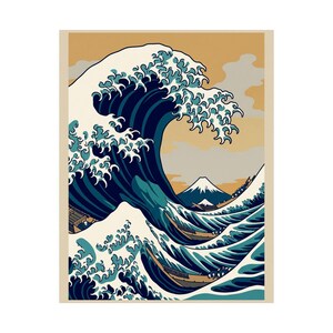 Japanese Wave Kanagawa Style - Poster Bild 2