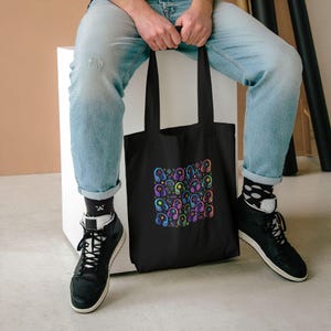 Rave Festival Neon Headphones - Tote Bag image 5