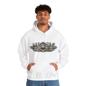 Zen Lotus Flower Mindfulness - Hoodie image 6