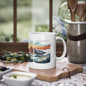 Mountain Sunrise Hiker - Mug image 4