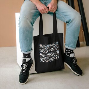 Alpine Chalet In Winter Snow - Tote Bag image 5