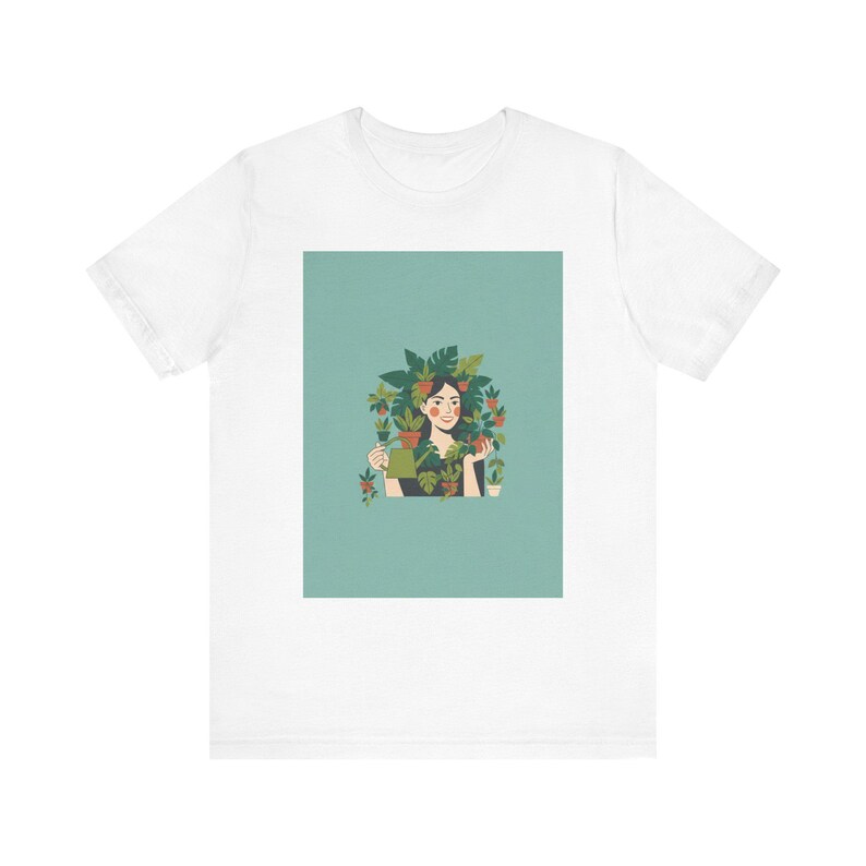 Plant Lady Is The New Cat Lady T-Shirt, Funny Plant Mom Gift, Plant Lover Shirt, Houseplant Tee, Gardening Clothes imagen 1