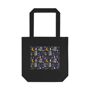 Crystal Moon Witchy Aesthetic - Tote Bag afbeelding 1