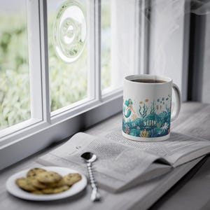 Mermaid Ocean Fantasy - Mug image 5