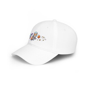 Corgi Astronaut Baseball Cap, Space Dog Lover Hat, Cute Corgi Floating Planets Cap, Dog Dad Gift, Galaxy Dog Embroidery zdjęcie 2