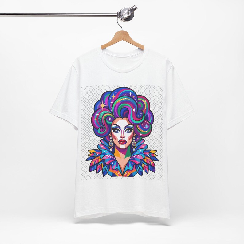 Drag Queen Fabulous Portrait - Tshirt image 3