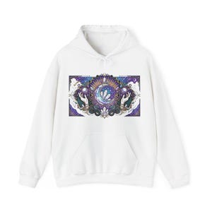 Crystal Moon Witchy Aesthetic - Hoodie imagen 1