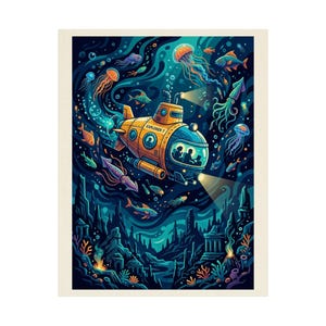 Deep Sea Submarine Adventure - Poster image 2