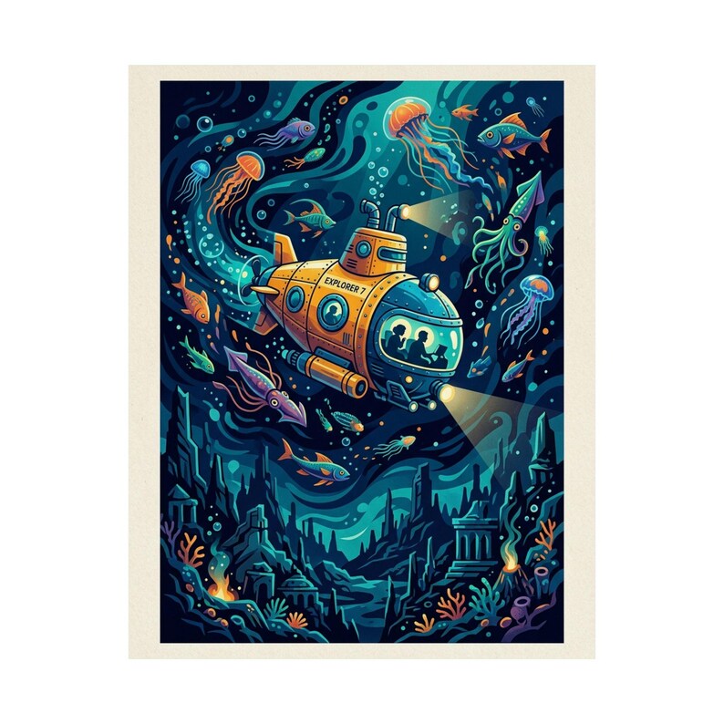 Deep Sea Submarine Adventure - Poster image 2