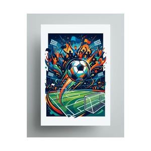 Soccer Ball Field Passion - Poster image 2