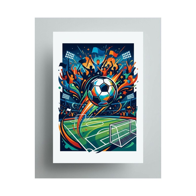 Soccer Ball Field Passion - Poster image 2