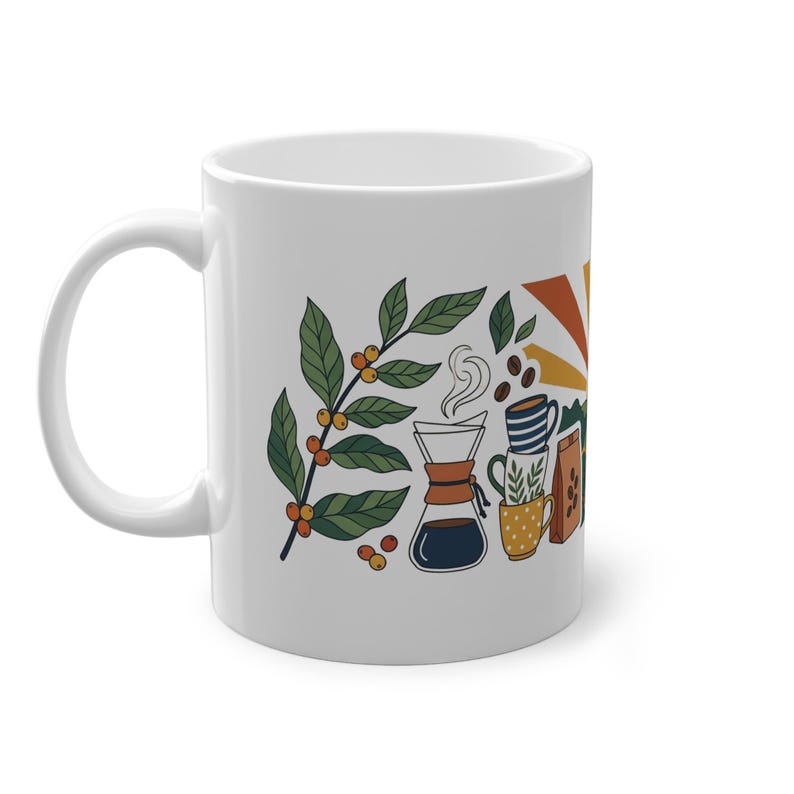 Motivational Quote Rise And Grind - Mug immagine 2