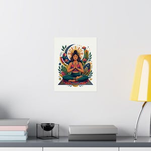 Yoga Pose Namaste - Poster Bild 8