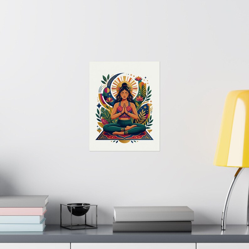 Yoga Pose Namaste - Poster Bild 8
