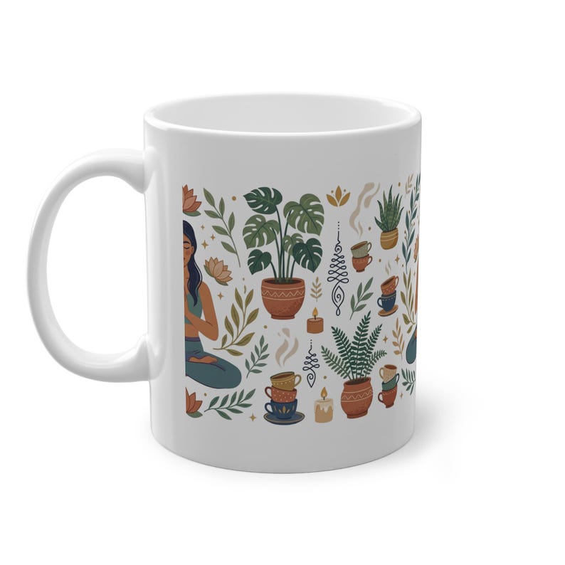 Yoga Pose Namaste - Mug image 2