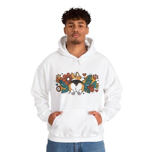 Cute Corgi Butt Dog Lover - Hoodie afbeelding 6