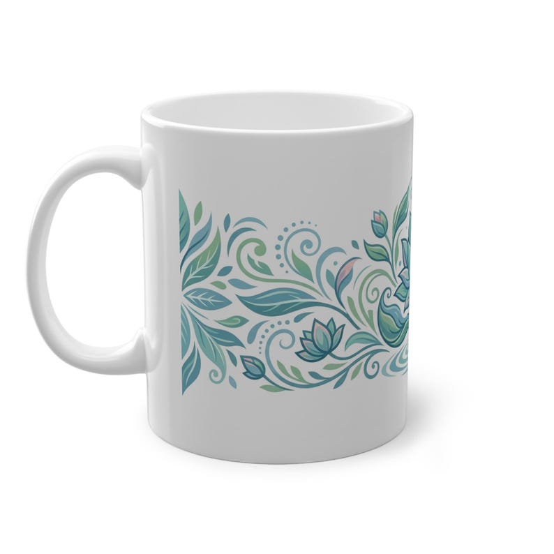 Zen Lotus Flower Mindfulness - Mug image 2