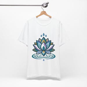 Zen Lotus Flower Mindfulness - Tshirt image 2