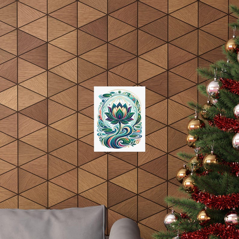 Zen Lotus Flower Mindfulness - Poster image 4