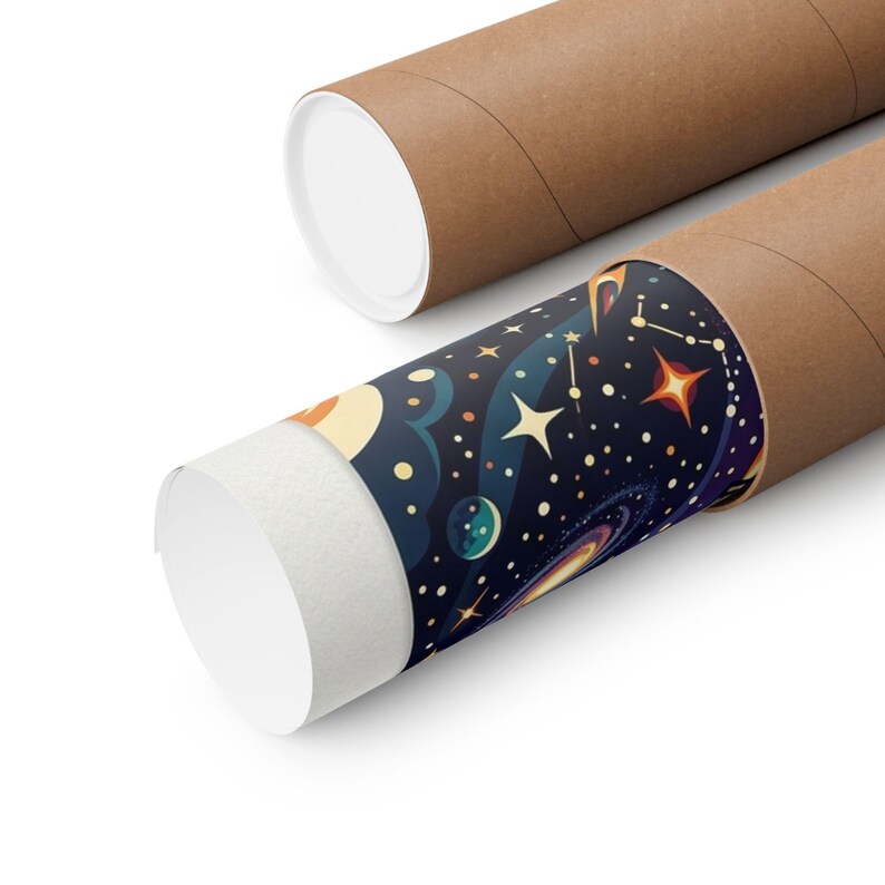 Space Rocket Launching Stars - Poster image 3