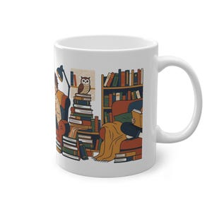 Bookstack Reading Nerd - Mug image 3