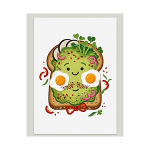 Funny Avocado Toast Breakfast - Poster image 2