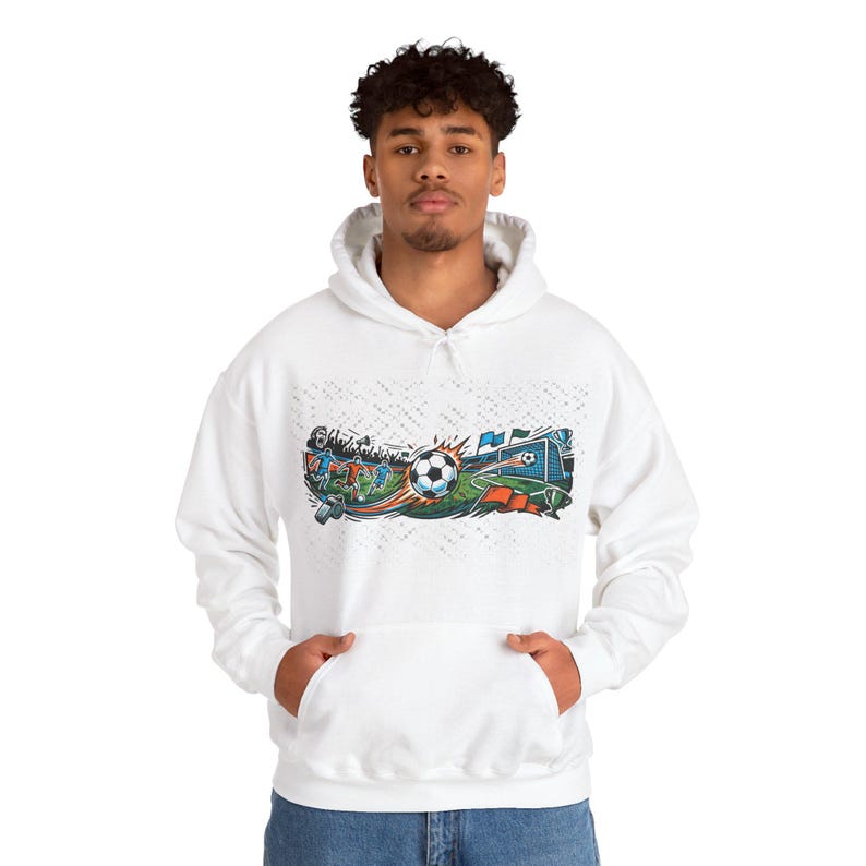 Soccer Ball Field Passion - Hoodie image 7
