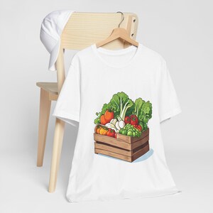Farmer Market Vegetable Crate - Tshirt immagine 4