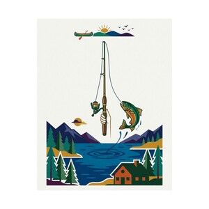 Fishing Rod Lake Life - Poster image 2