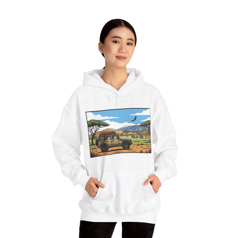 Safari Jeep African Adventure - Hoodie Bild 6