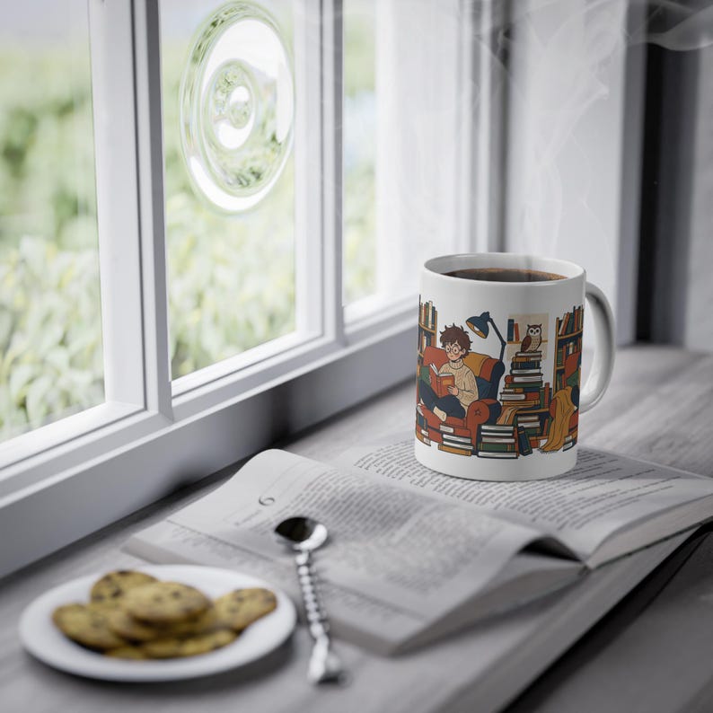 Bookstack Reading Nerd - Mug image 5